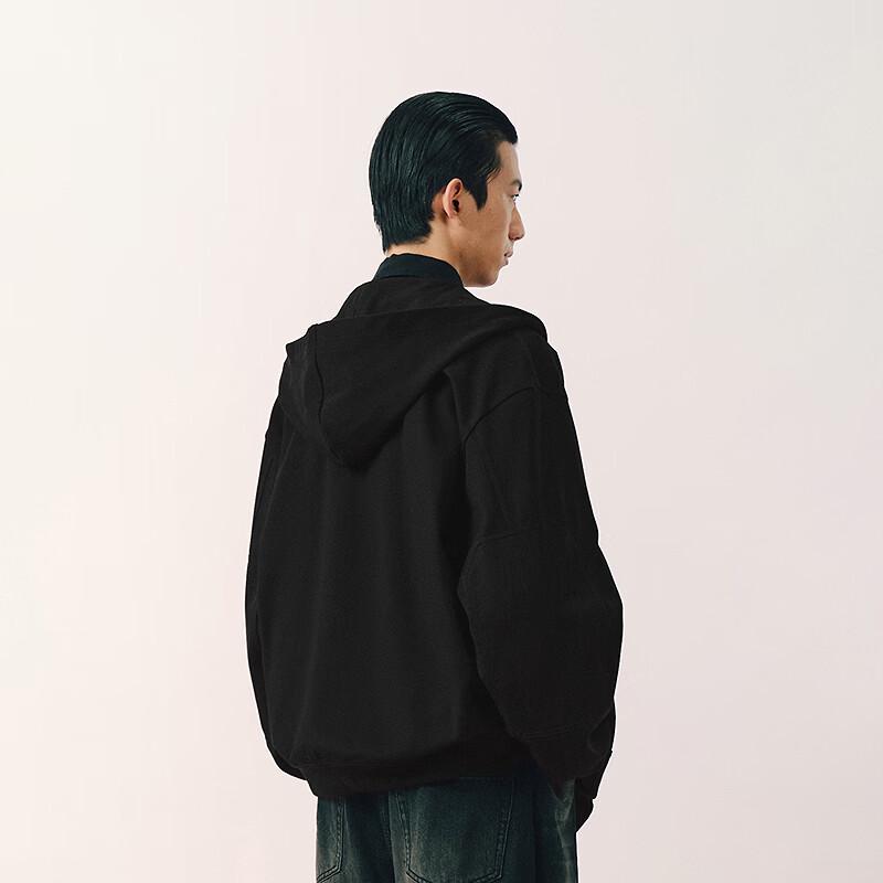 Men's Relaxed Fit Long-Sleeve Zip-Up Hoodie