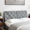 VidaXL Light Grey Headboard Cushion 120 Cm Fabric 4019212