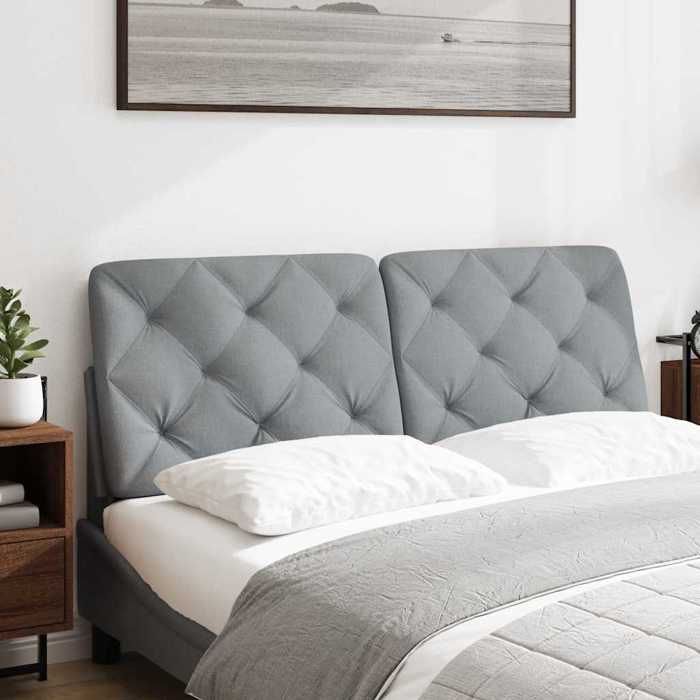 VidaXL Light Grey Headboard Cushion 120 Cm Fabric 4019212