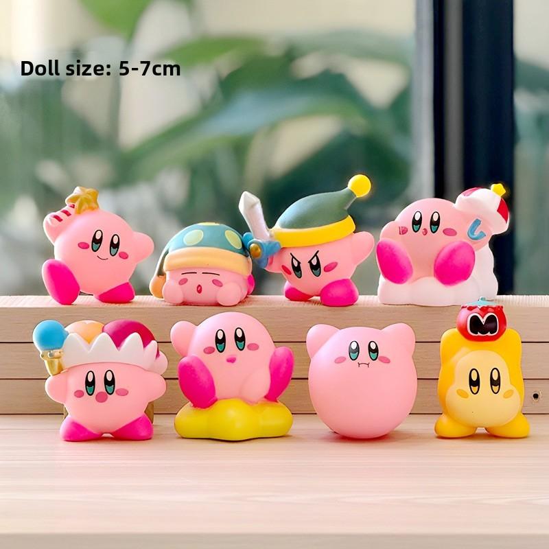 Kirby Blind Box Collectible Figures With Soft Gel Material For Kids And Gift Collectors