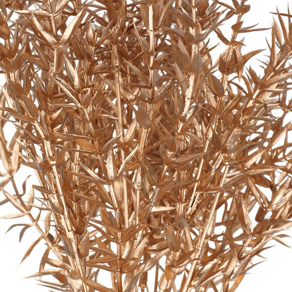 Gift Box Adornment Christmas Artificial Flower Artificial Plant Simulation Leaf Gold Silver