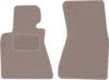 Beige Front Floor Mats For: BMW 7 E65 Sedan (2001-2008)