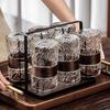 Embossed Glass Drinkware Set