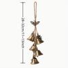 Rustic Door Bell Hanger Clear Negative Energy Witch Bells Clear Negative Energy Witch Bells Wind Bell Decoration