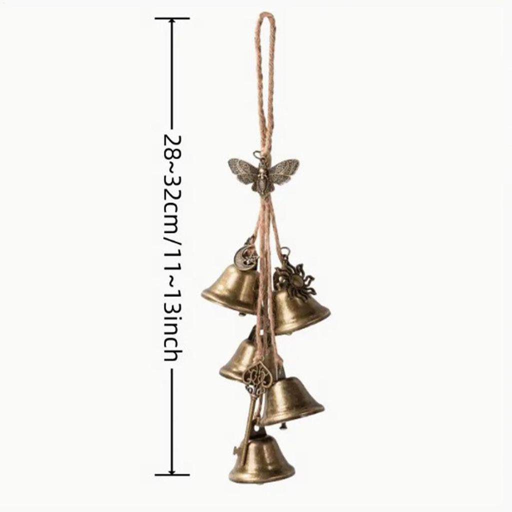 Rustic Door Bell Hanger Clear Negative Energy Witch Bells Clear Negative Energy Witch Bells Wind Bell Decoration