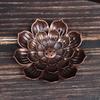 Alloy Incense Burner Stick Holder Plate Burner Plate Buddhism Coil Lotus Censer