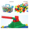 Rocket Bullet Head Small Particle Building Blocks Toy Plastic Assembly Educational Toy For Kids 3-9 Years