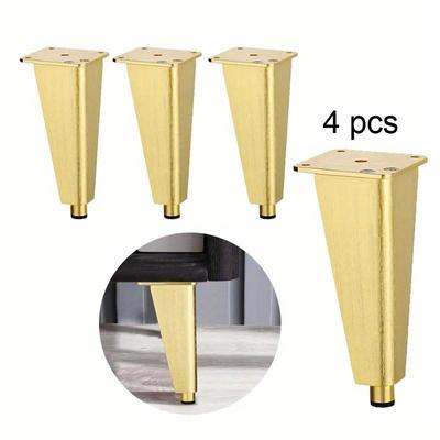 4pcs DIY Furniture Metal Legs Adjustable Furniture Table Legs for Sofa TV Cabinet Coffee Table Support Desk Chairs Nightstands