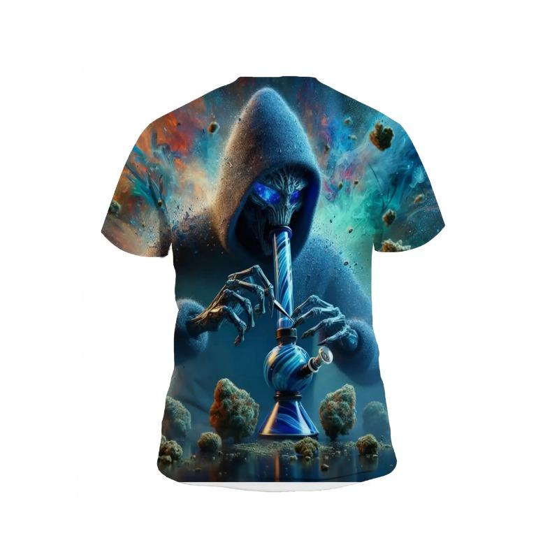 

Unisex 3D Printed Graphic Tee - Beautiful Lady, Airy Round Neck Casual Summer Shirt, 4XL