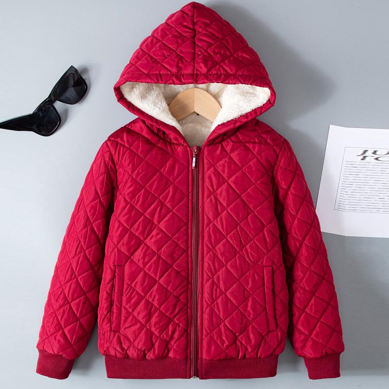Kinder Jungen Teddy Kapuzenmantel Fleece Reißverschlussjacke Mädchen
