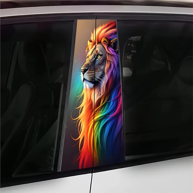 Exclusive Color Lion 2-Pack Vinyl Stickers