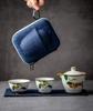 Ceramic Teapot Gaiwan with 2 Teacups Kung Fu Tea Set Drinkware
