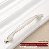 Ivory White Zinc Alloy Minimalist Round Pull Handle for Cabinets and Drawers