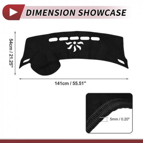 Dashboard Dash Cover Mat for Buick LaCrosse 2010-2016 Sun Protector Pad Black