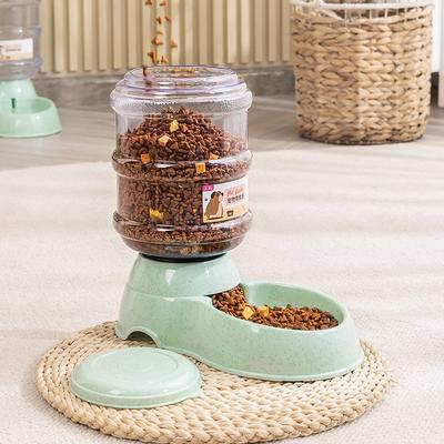 Automatic Pet Feeder and Water Dispenser Plastic Water Bottle with Bowl for Dogs and Cats Feeding Drinking Supplies