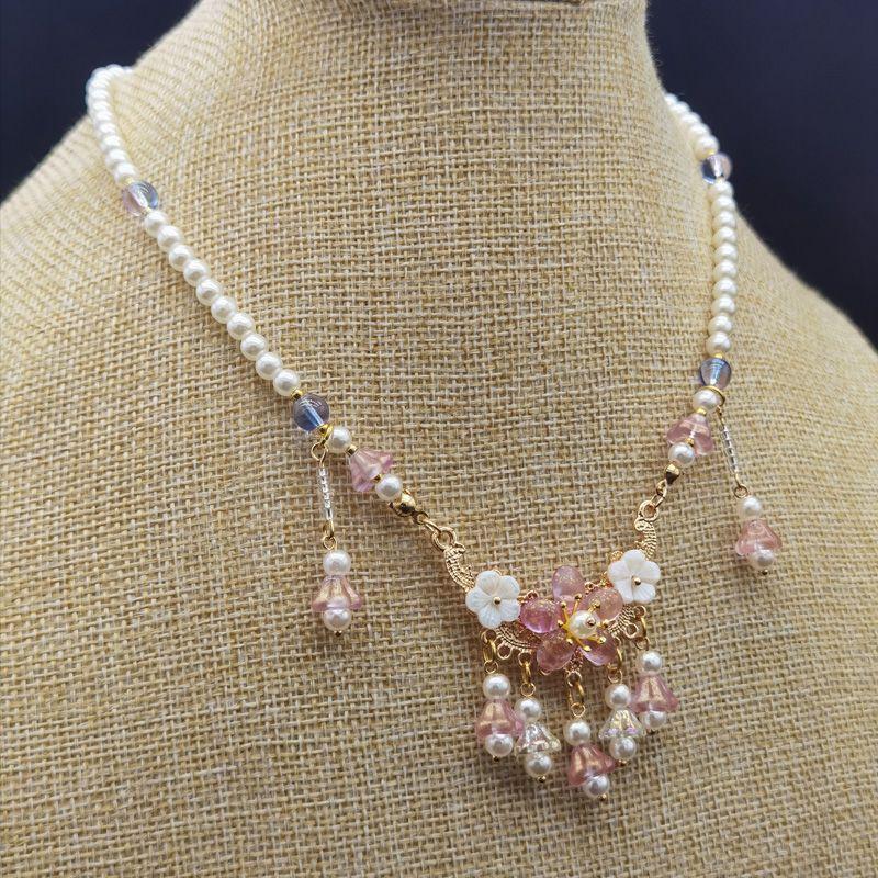 

Ожерелье ручной работы в стиле песни Ханфу, ожерелье-диадема со лба с драгоценными камнями Necklace single (Q11)