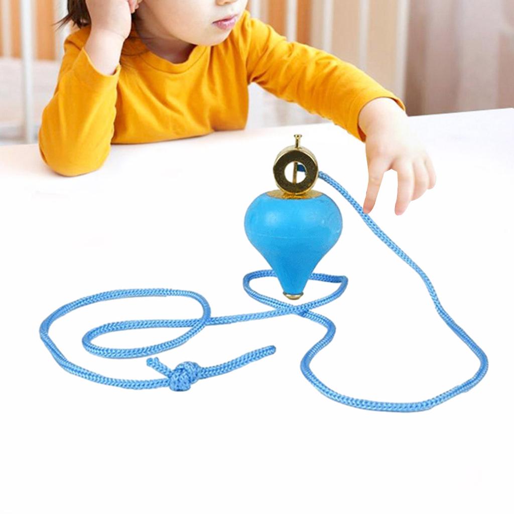 Pull String Spinning Top Toy for Kids Adults Stress Relief Pull Rope Spinning Tops Rotate Gyre Nostalgic Toy for All Age