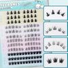 LuxeFlutter - Glue-free False Eyelashes Clusters Multipack