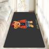 Cute Teddy Bear Happy Floor Mat Bathroom Mat Kids Room Bedroom Decoration Balcony Anti-Slip Doormat Living Room Welcome Rug INS