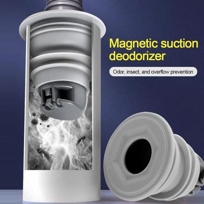 Durable Silicone Washbasin Floor Drain Core Anti Odor Insect Prevention Drain Cover Sealing Ring Sewer Pipe Strainer Plug