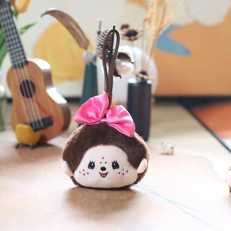 Cute Mengqiqi Coin Wallet Pendant Plush Toy Doll Cartoon Bag Hanging Keychain Doll