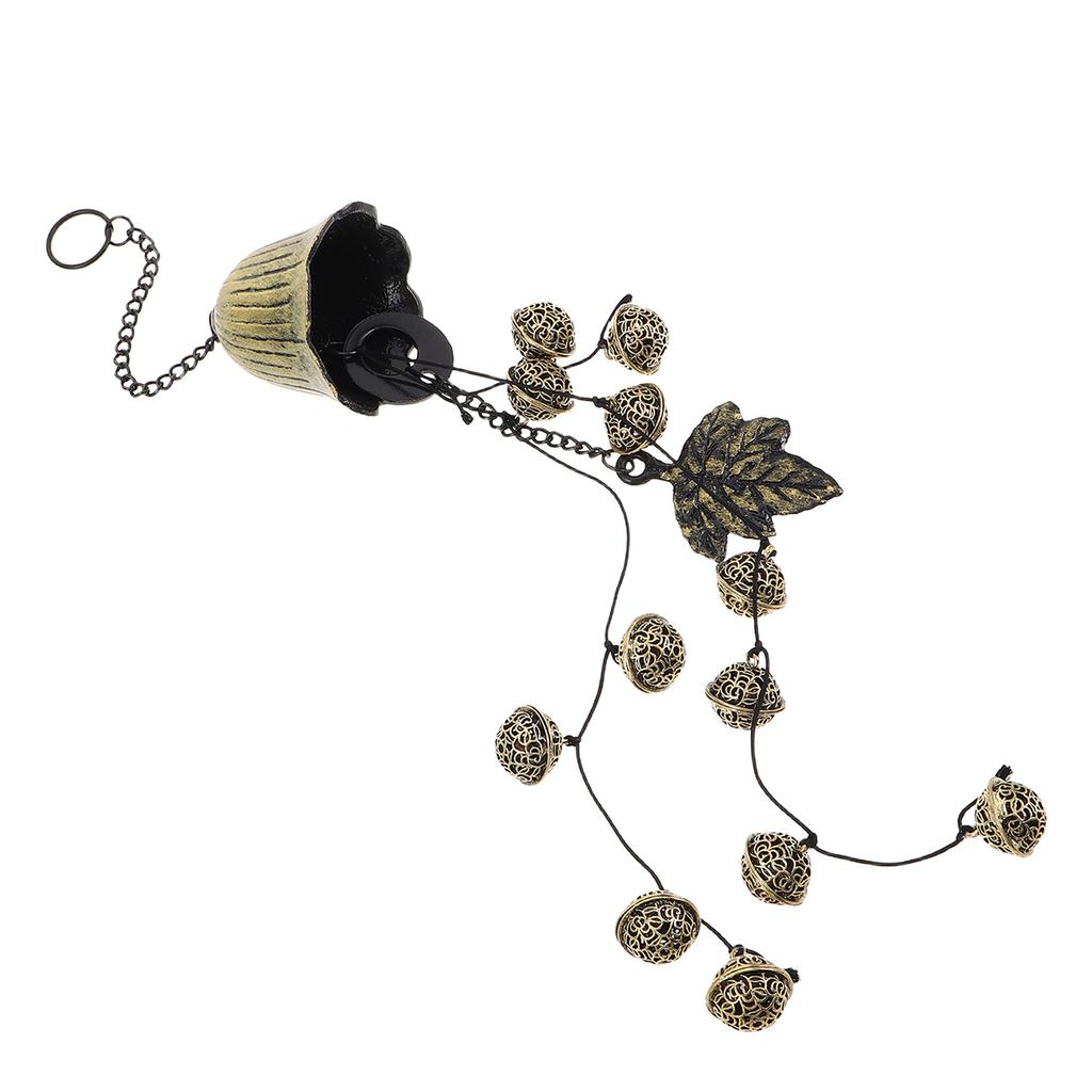 Retro Witch Bell Wind Chime for Door Knob Metal Outdoor Garden Memorial Festival Hanging Decorative Ornament Witch Bells