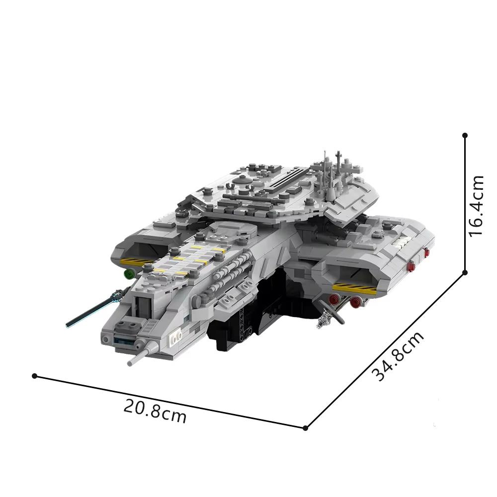 MOC Stargate BC-304 Odyssey Celtniecības Bloku