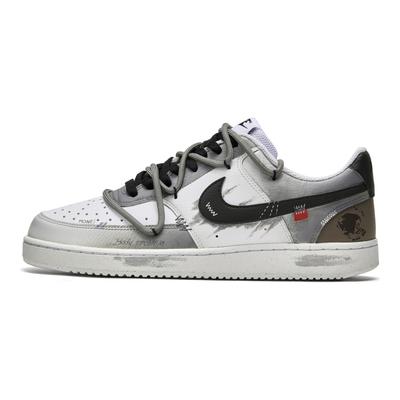 Court Vision 1 M ONE Apocalypse Judgment Rutschfest Abriebfest Niedrig geschnitten Skateboard Schuhe Herren DH2987-101(Team177- )