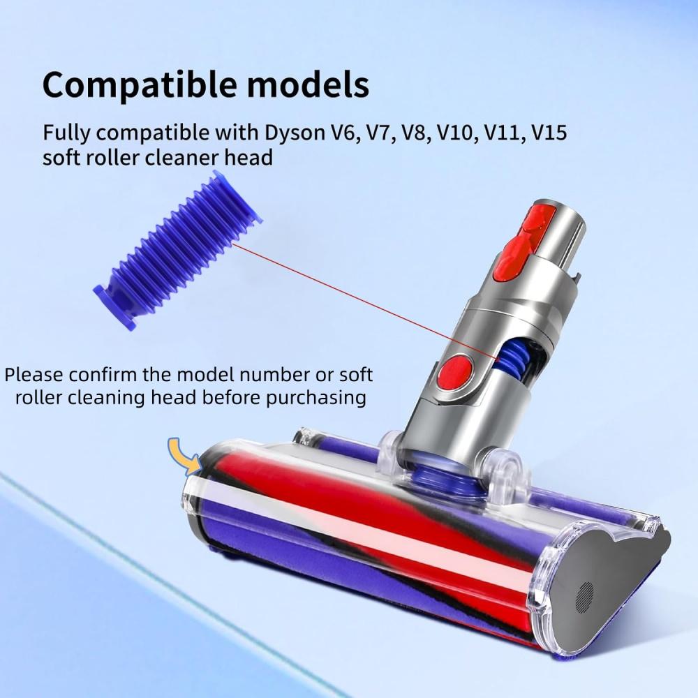 Vacuum Hose Kit Compatible with Dyson V6, V7, V8, V11, V11, Soft Roller Cleaner Head, Vacuum Attachment Replacement Parts