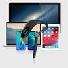 TL10 LED Display BT Headset Ultra Long Standby Business Headphone with Mic Single Ear Hanging Earphone