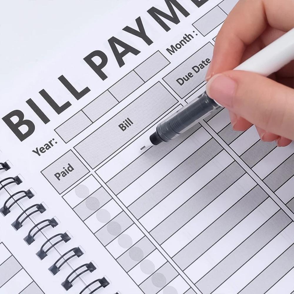 28x22.5cm Bill Payment Tracker 56 Pages Monthly Bill Organizer for Families Money Managers