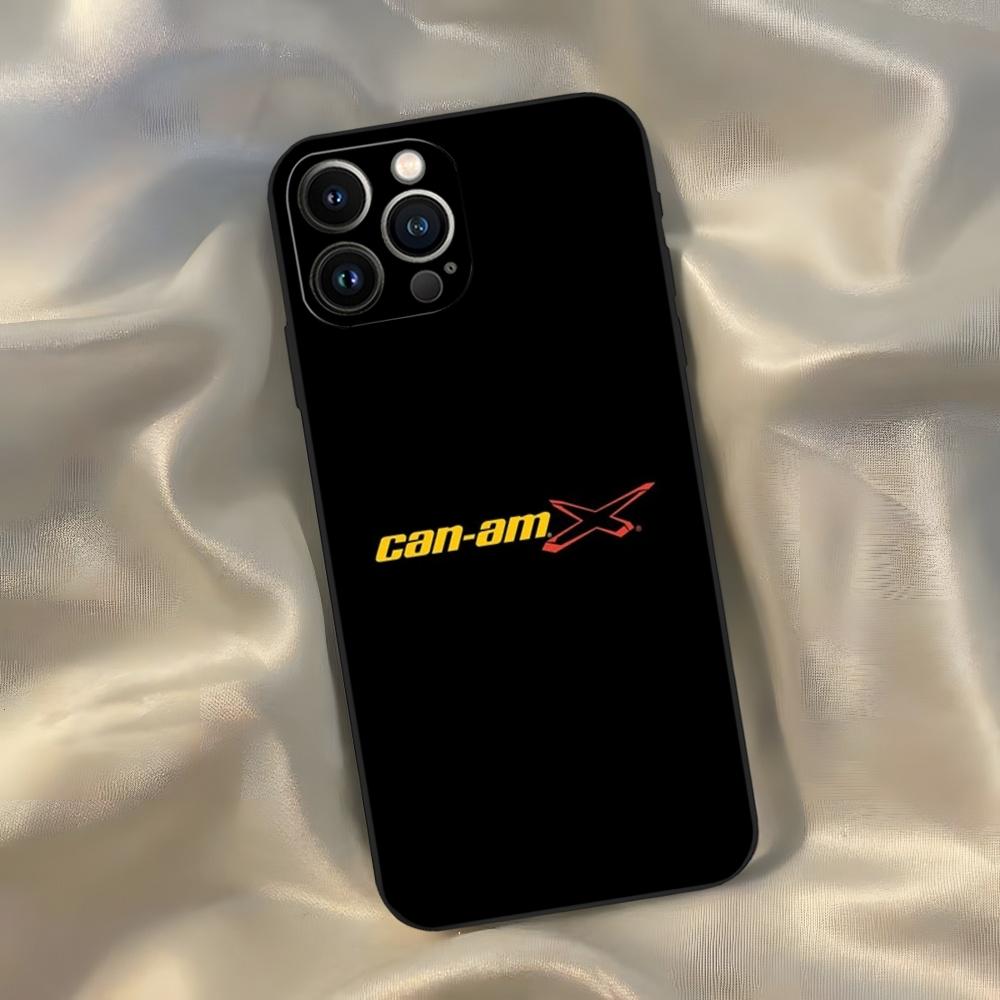 Can Am Can-am Team Phone Case for Iphone 16 15 14 13 12 11 Pro Max Xr X Xs Mini 8 Plus SE 2022 Black Soft Silicone Cover