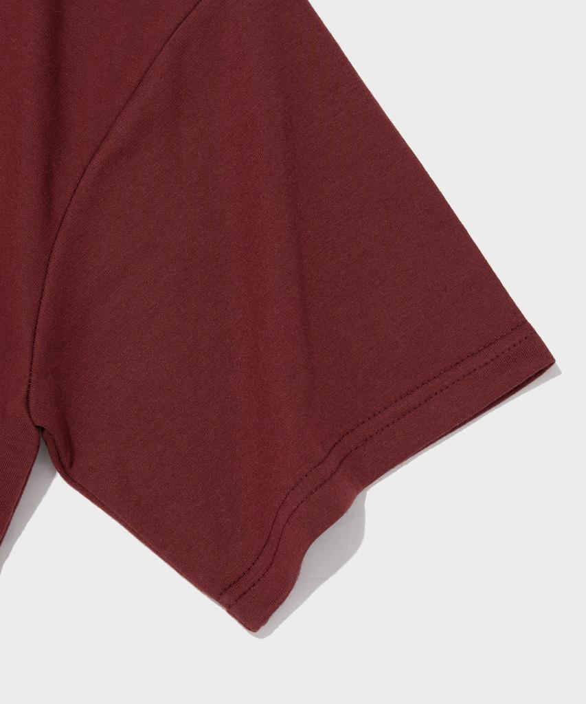 ANALOG MOOD A-Mood Logo Short Sleeve T-Shirt (Wine)