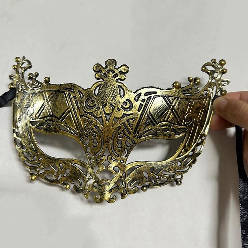 1Pc Masquerade Mask Halloween Costume Party Mask Plastic Half Face Mask Women Men Fancy Dress