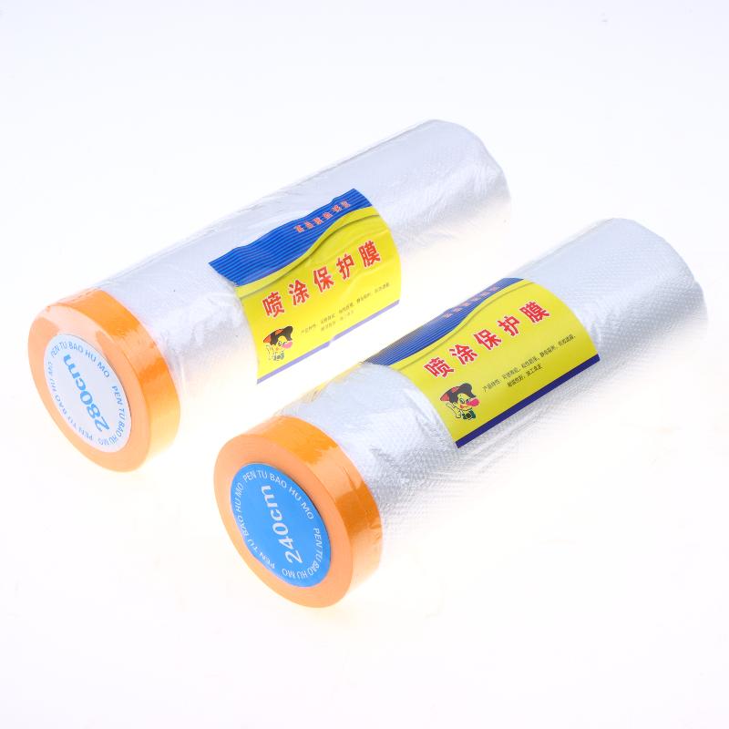 12M Self-Adhesive Furniture Dustproof Protection Film Plastic Cover for Office Home Renovation Moving Dust Proof Use