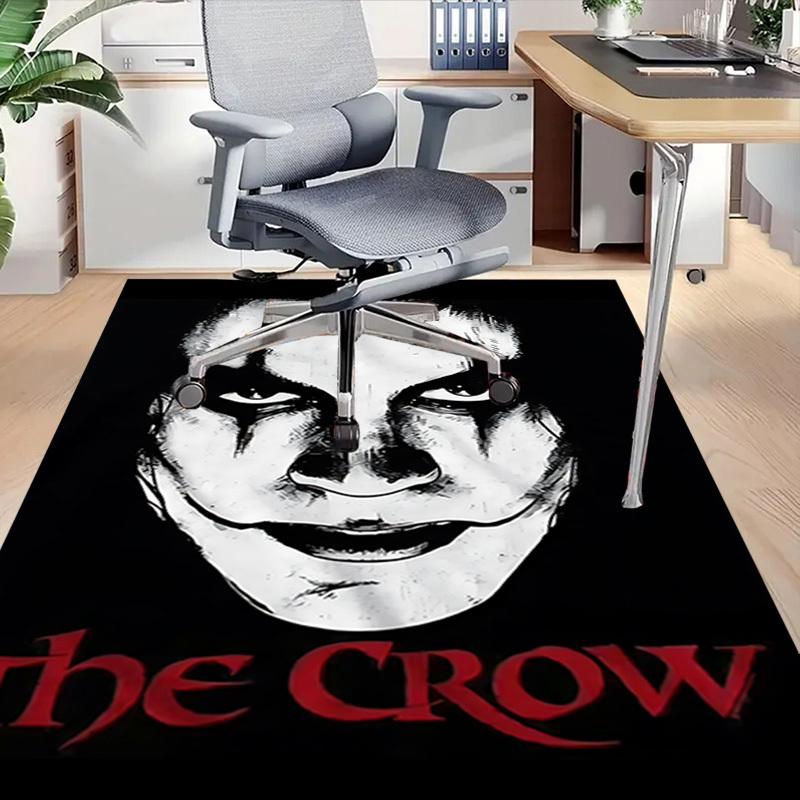 1pc The Crow Carpet, Office Rug Outdoor Mat Home Decor Area Carpet Festival