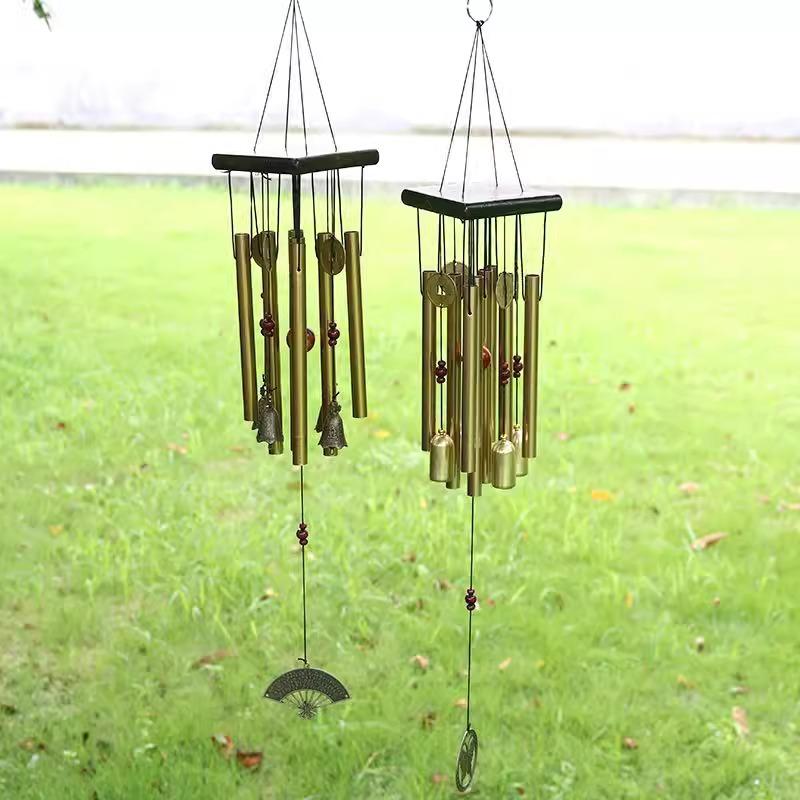 Butterfly Tube-shaped Wind Chime Hollow 8-tube Metal Multi-tube Bell Anti-rust Student Gift