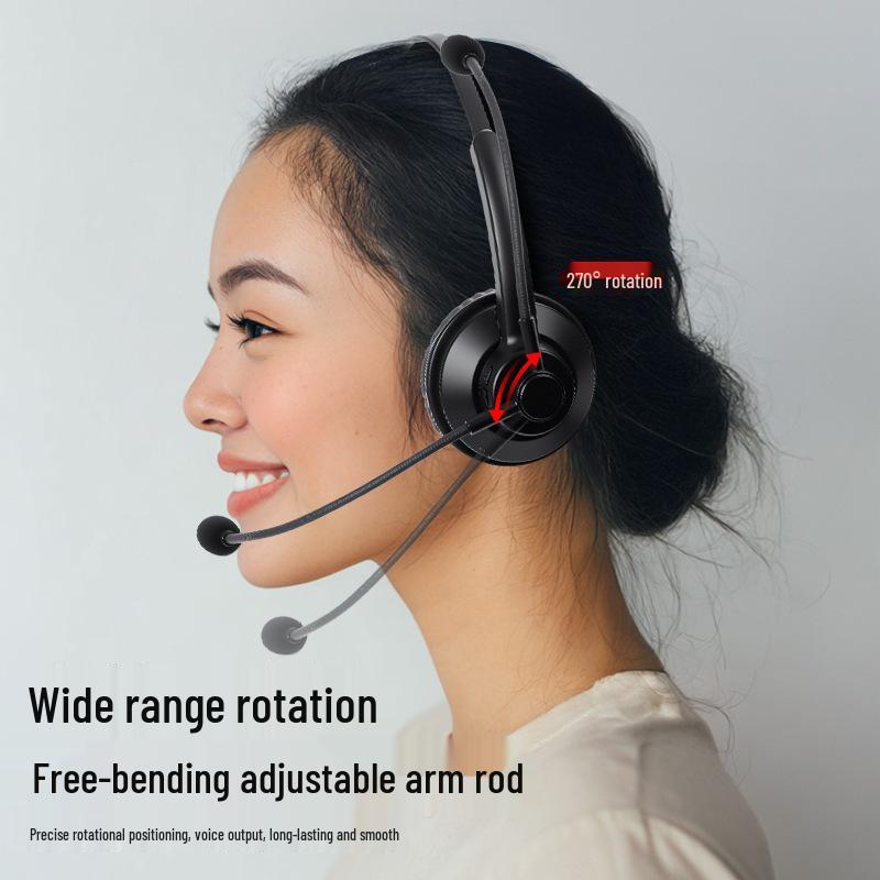 Bluetooth Wireless Headband Headset for Calls and Online Course Use