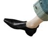 Premium soft leather thick heel deep mouth single shoes women's autumn 2025 new knitted small square head retro style small leather shoes