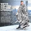 1/5Pcs Outdoor Emergency Gold-Sliver Survival Blanket First Aid Rescue Curtain Foil Thermal Windproof Waterproof Blanket
