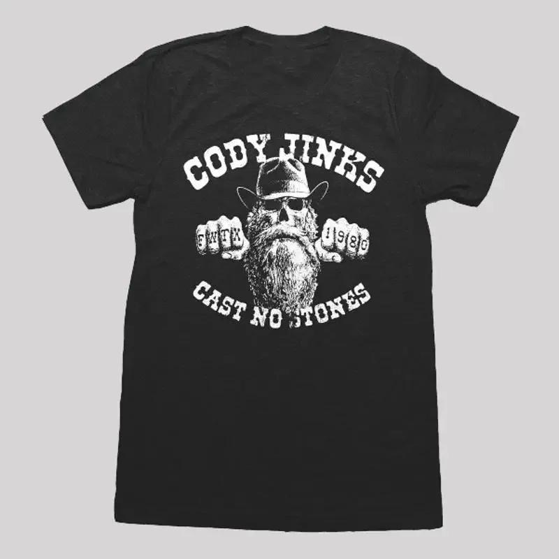 Cody Jinks 1980 Cast No Stones T Shirt Black All Size S 5xl Sx9370