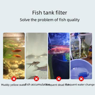 Leiser Wasserfallfilter und Sauerstoffpumpe für die Wandmontage im Aquarium