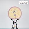Large Durable Handmade Wheat Straw Palm Fan for Summer