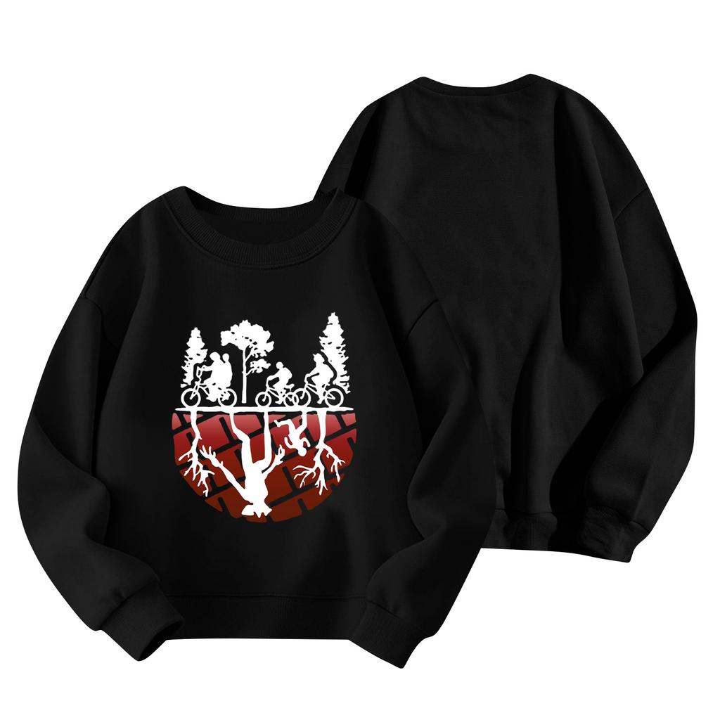 Children's Hoodie Boys And Girls Fashion Printed Long-sleeved Hoodie 3-14 Years