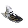 adidas Predator 20.3 Punta Tonda Allacciatura MG (Borchie corte in gomma) Scarpe da Calcio Antiscivolo Uomo scarpe da calcio Bianco Nero Oro FW9188