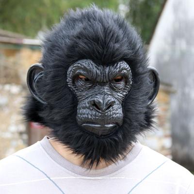 Gorilla King Kong Mask Animal Headgear Halloween Latex Mask Horror Performance Prop