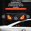 Creative Solar Warning Light Suction Cup Installation LED Atmosphere Light  Universal