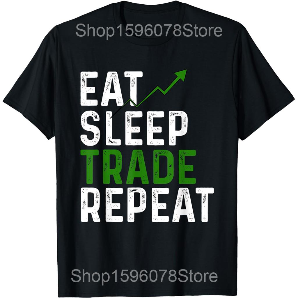 Things I Do In My Spare Time Stock Trading Crypto Trader T Shirts Men Cotton Humor Streetwear Short Sleeve Unisex Loose Clothing