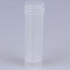 10Pcs 5Ml Plastic Test Tubes Vial With Screw Seal Cap Pack Container