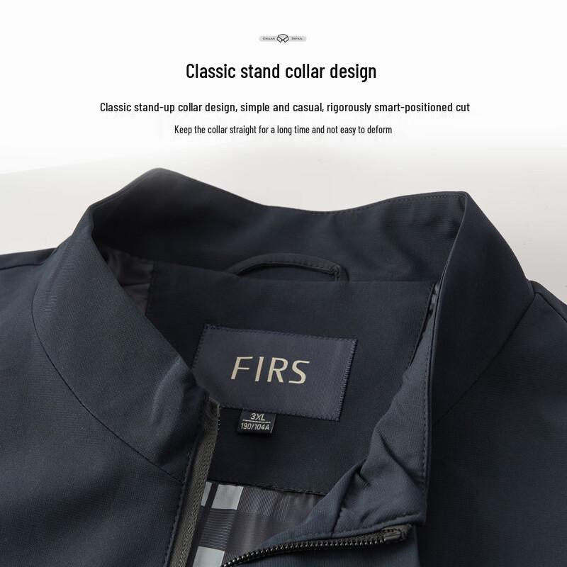 Shanshan Men's Stand Collar Business Casual Jacket